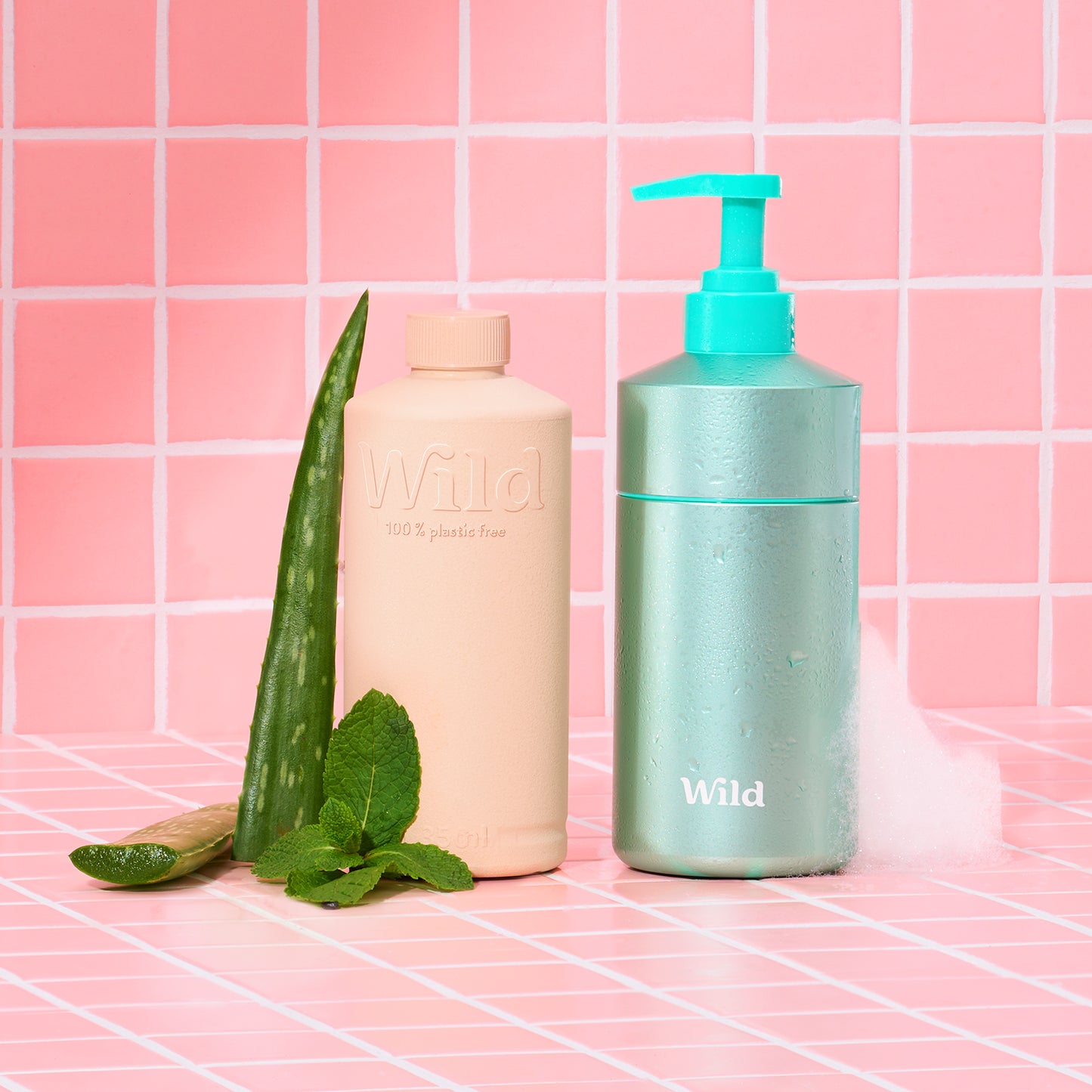 Aqua Body Wash Case + 1 Mint & Aloe Vera