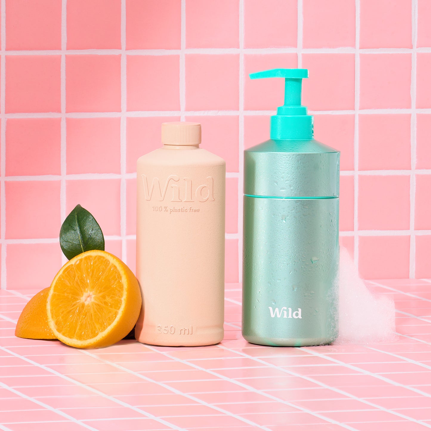 Aqua Body Wash Case + 1 Orange Blossom