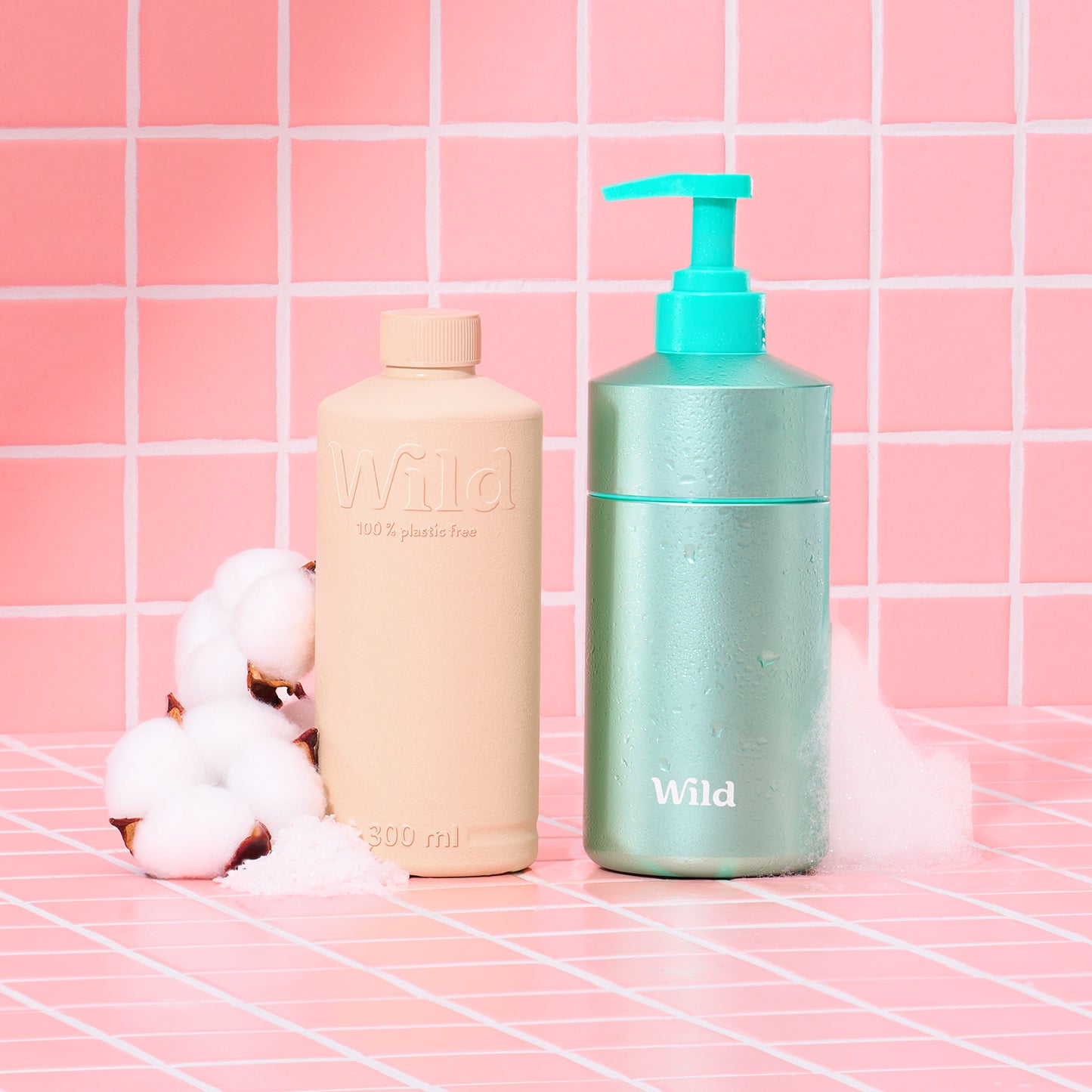 Aqua Body Wash Case + 1 Cotton & Sea Salt