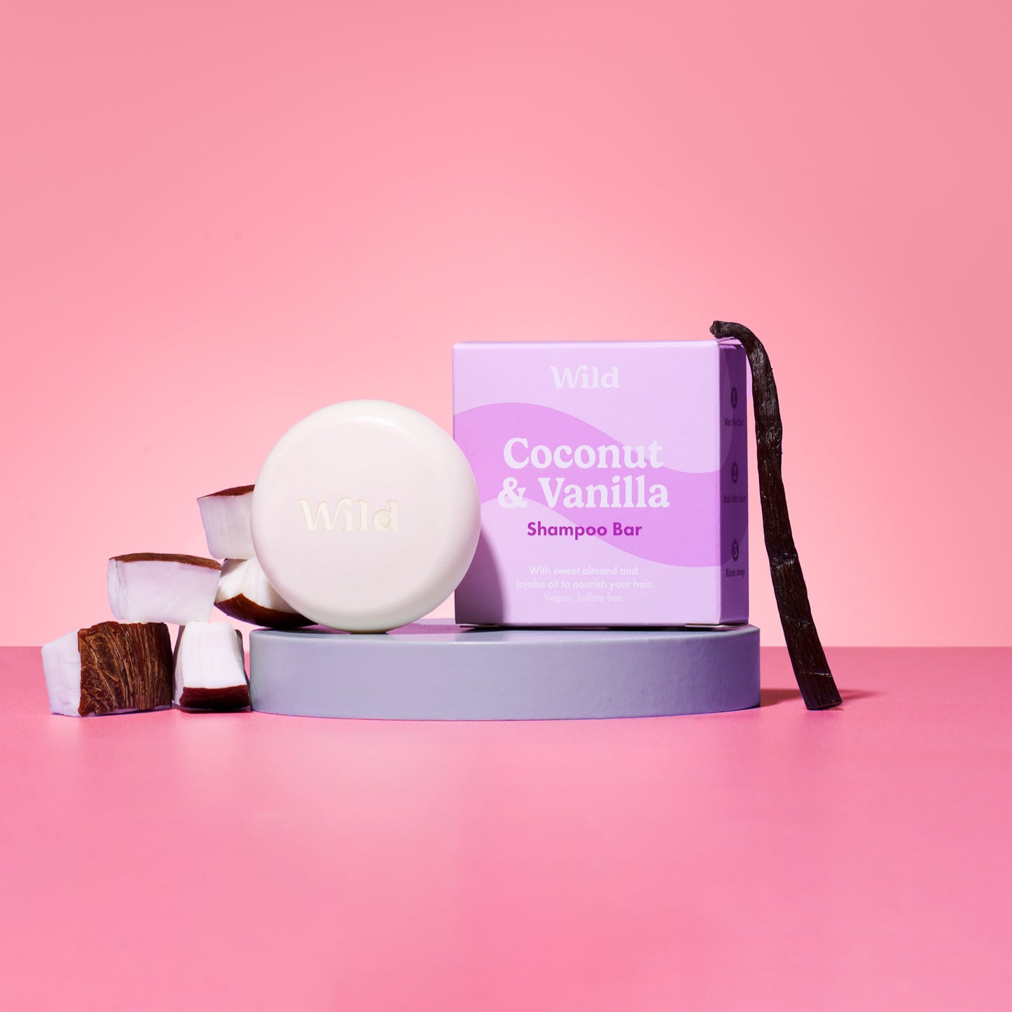 Mini Coconut & Vanilla Shampoo Bar