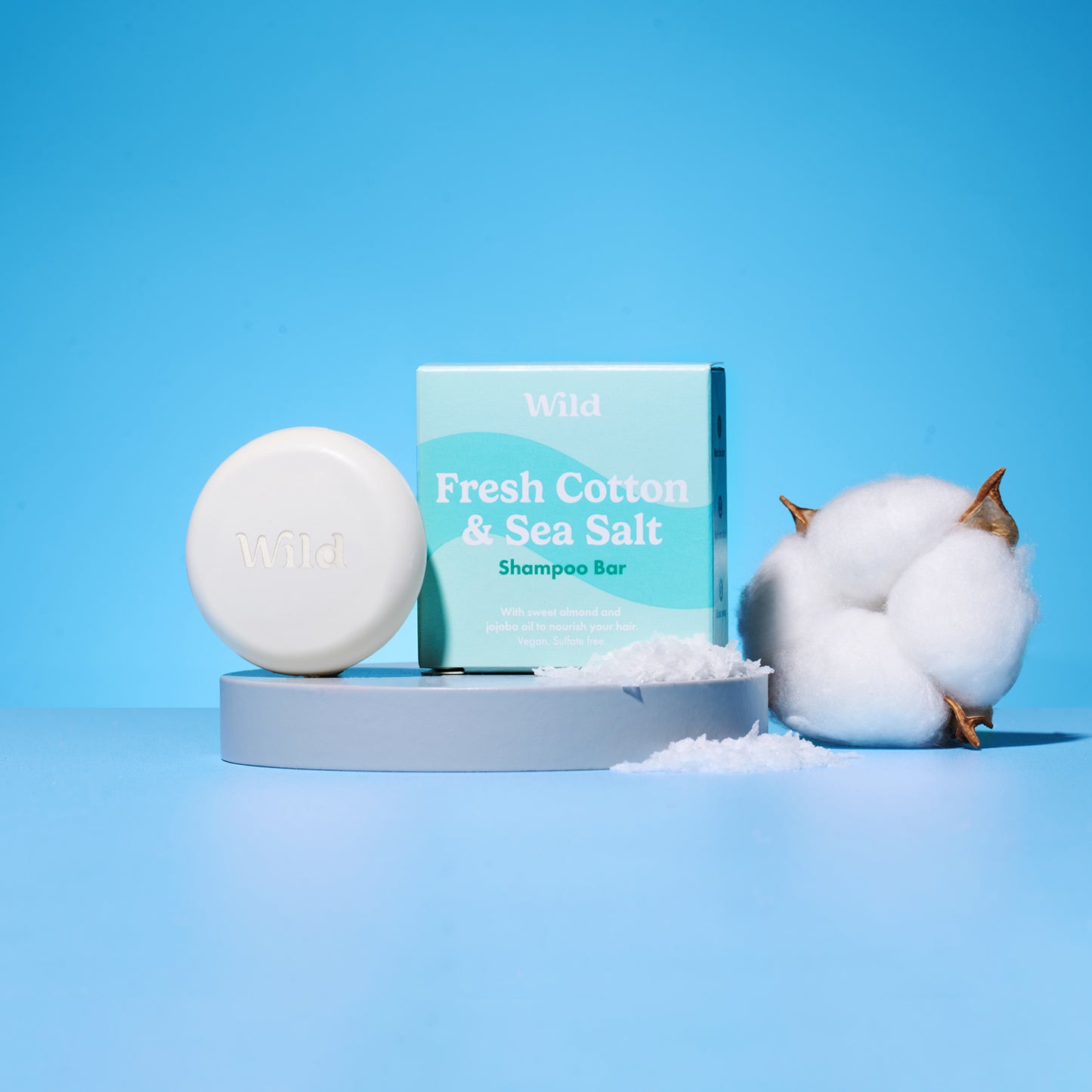 Mini Fresh Cotton & Sea Salt Shampoo Bar