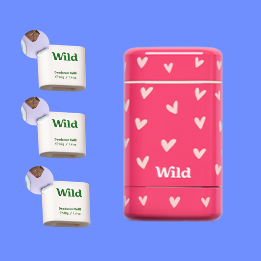 Wild TikTok Trending Love Heart Case + Coconut & Vanilla Trio Starter Pack