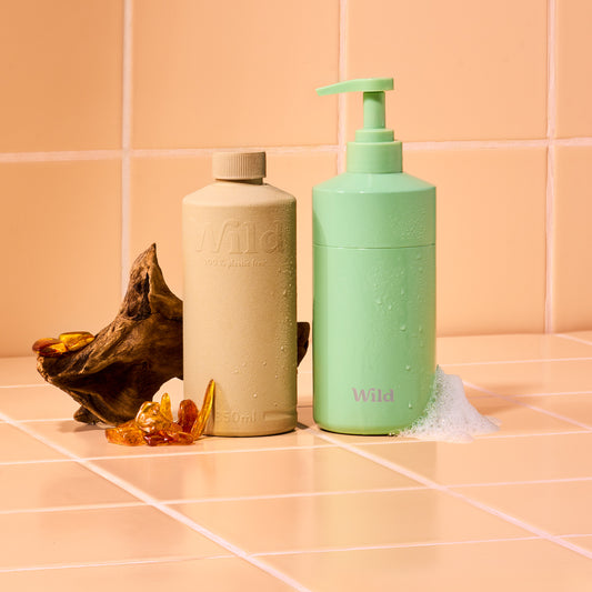 Sage Body Wash Case + 1 Amber & Oud