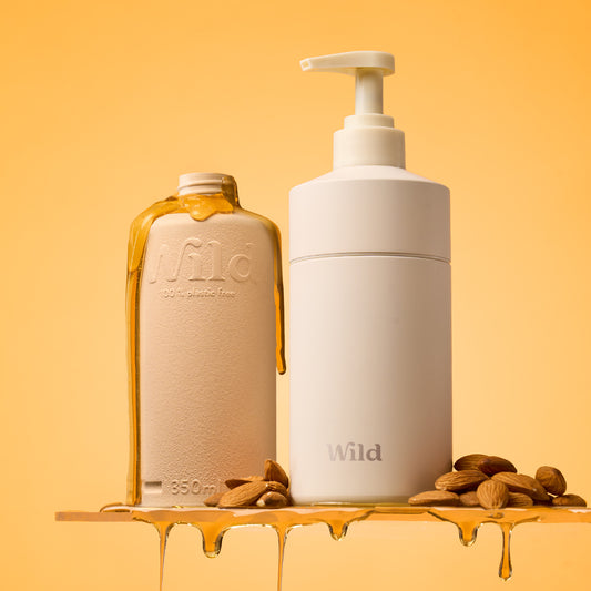 Ivory Body Wash Case + 1 Honey & Almond Refill