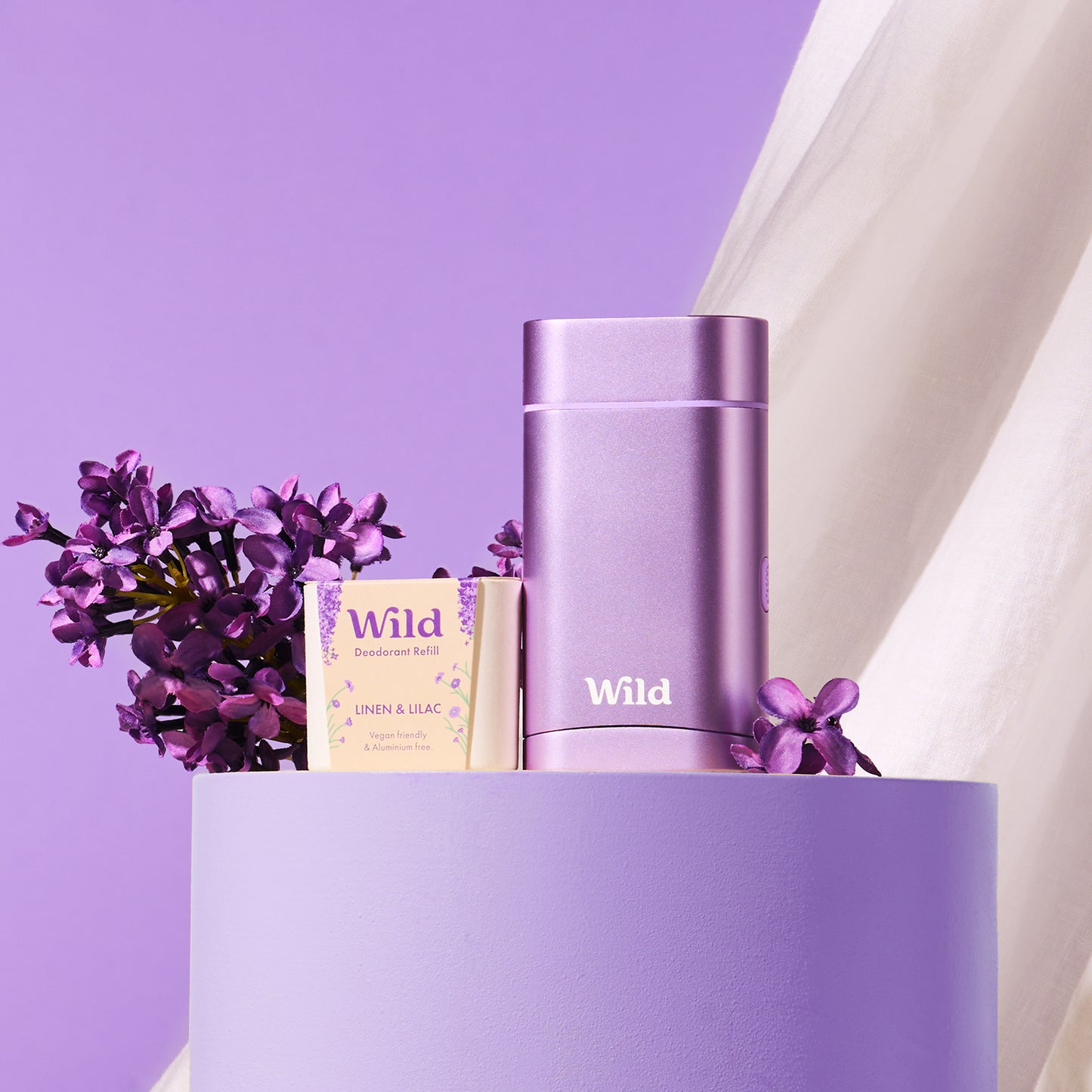 Purple Case + Linen & Lilac Refill Starter Pack